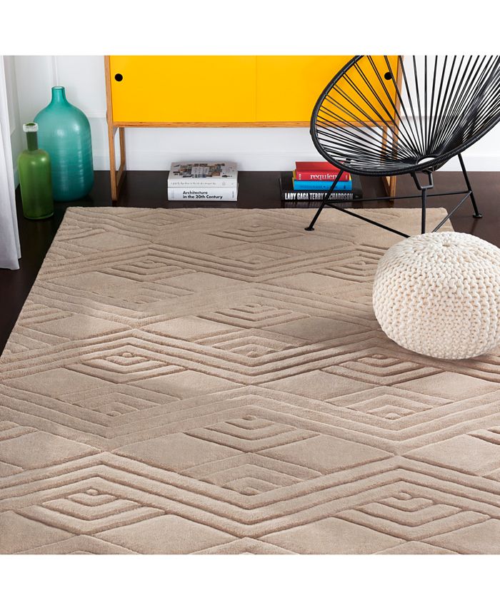 Surya Etching ETC5000 Taupe 5' x 8' Area Rug Macy's