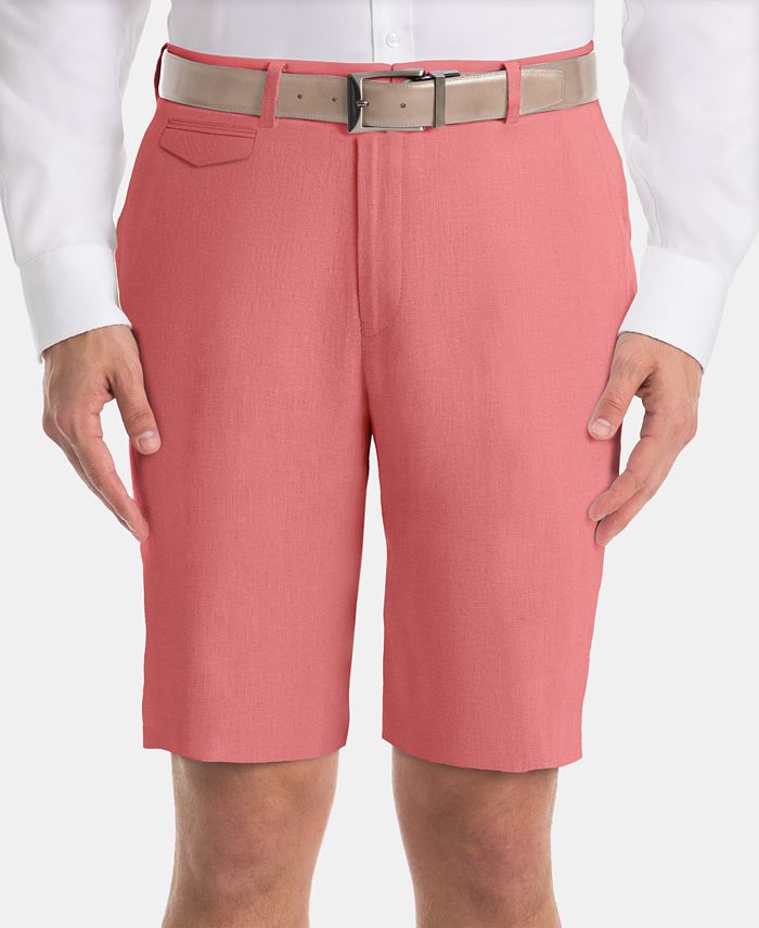 TRUE NYC Linen Shorts & Bermuda Shorts in Red Womens Clothing Shorts Cargo shorts 