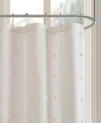 Brooklyn Pom Pom Shower Curtain, 70" x  72"