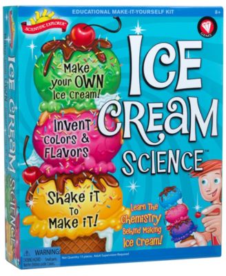 scientific explorer ice cream science kit