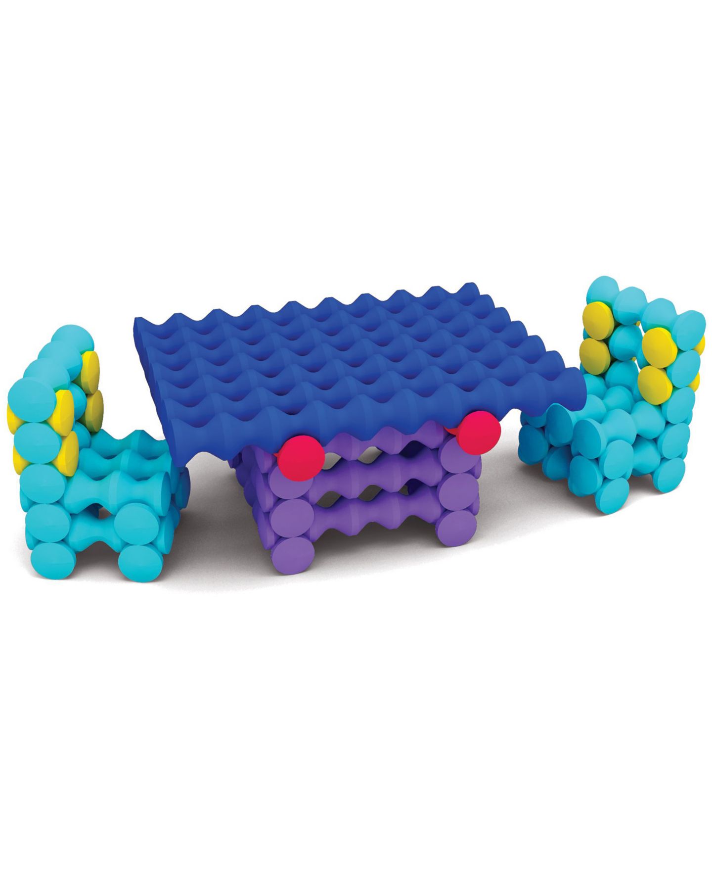 Детский конструктор Popular Playthings Playstix 150-Piece Building Set, Ages 4+ — фото 4