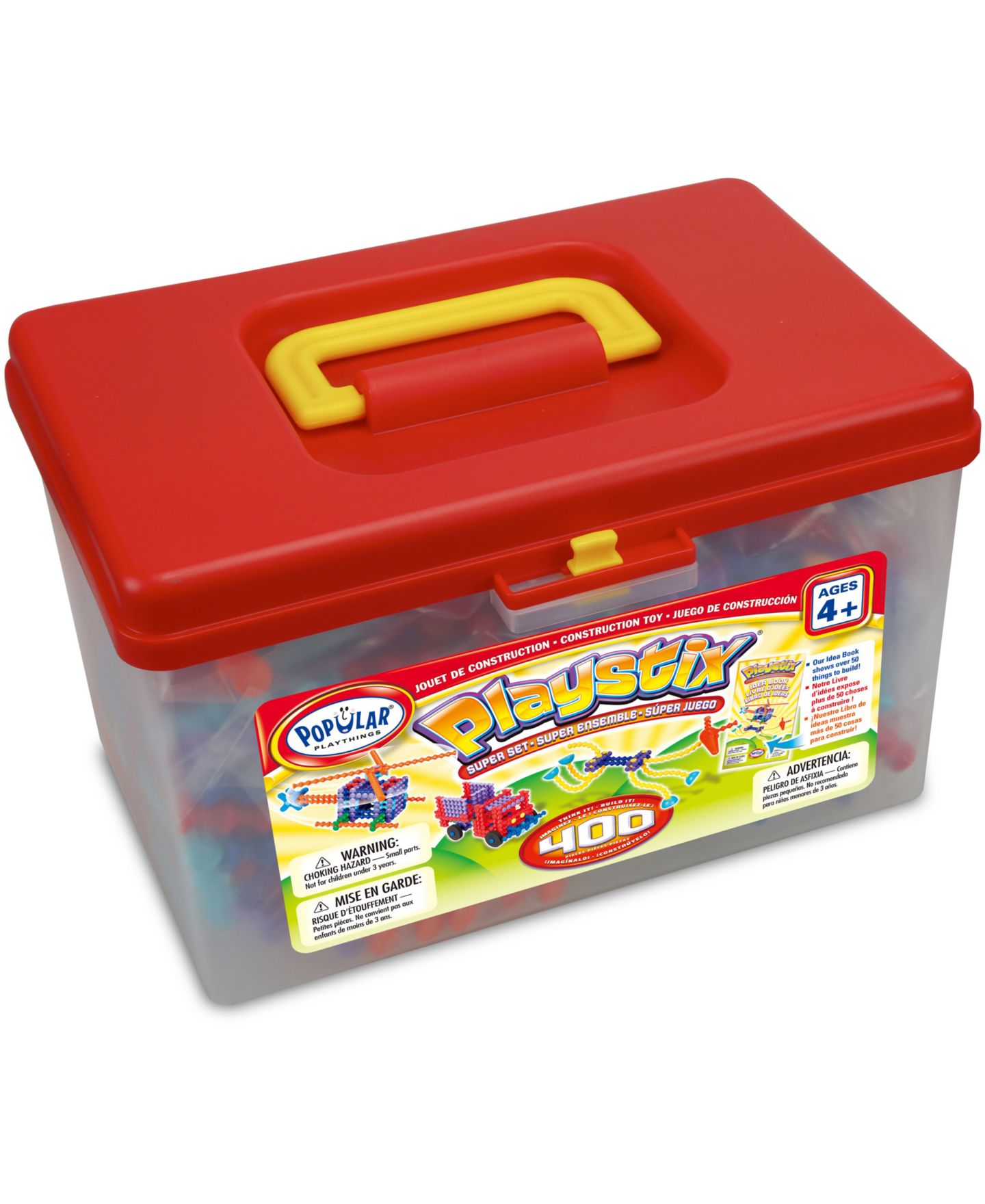 Конструктор Popular Playthings Playstix Super Set, 400 деталей — фото 1