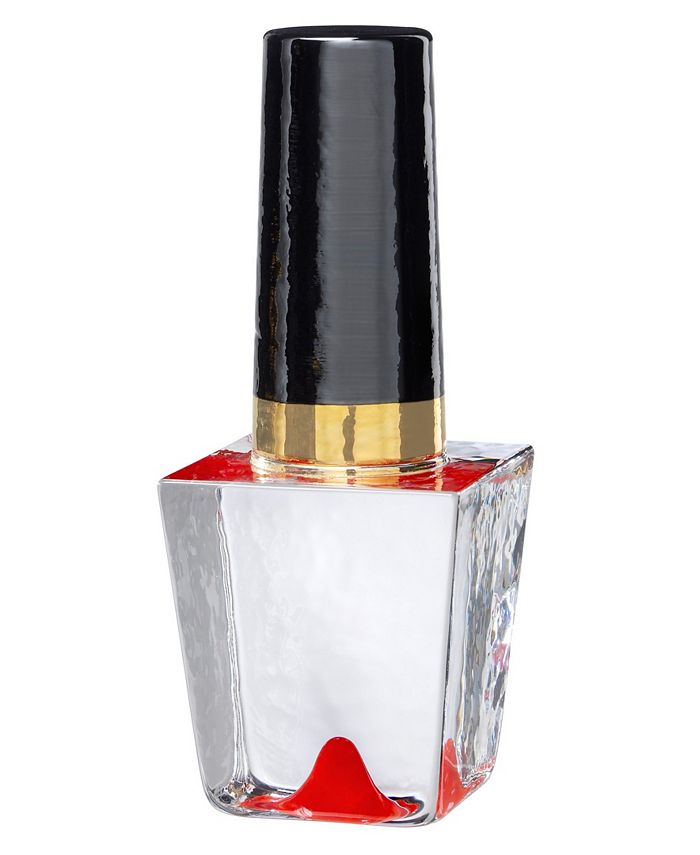 Kosta Boda - Art Glass, Red Nail Polish Bottle