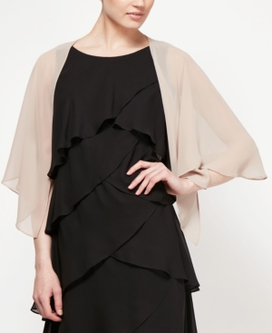 Sl Fashions Sheer Capelet Shawl