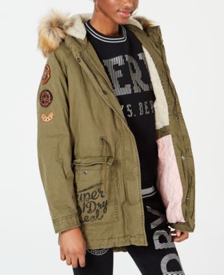 Womens Jackets Superdry Rookie Heavy Weather Parka Rookie Superdry
