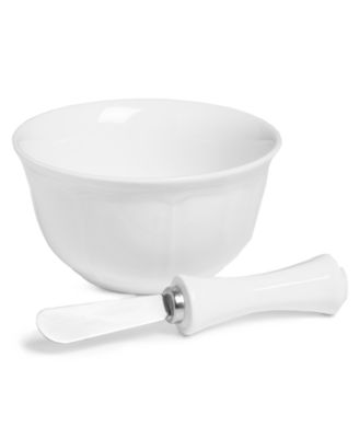 Mikasa - Antique White Dip Bowl & Spreader