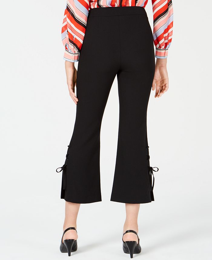 Macy Black Fit and Flared Pants main image 1