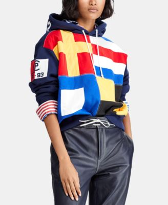 ralph lauren fleece hoodie women's