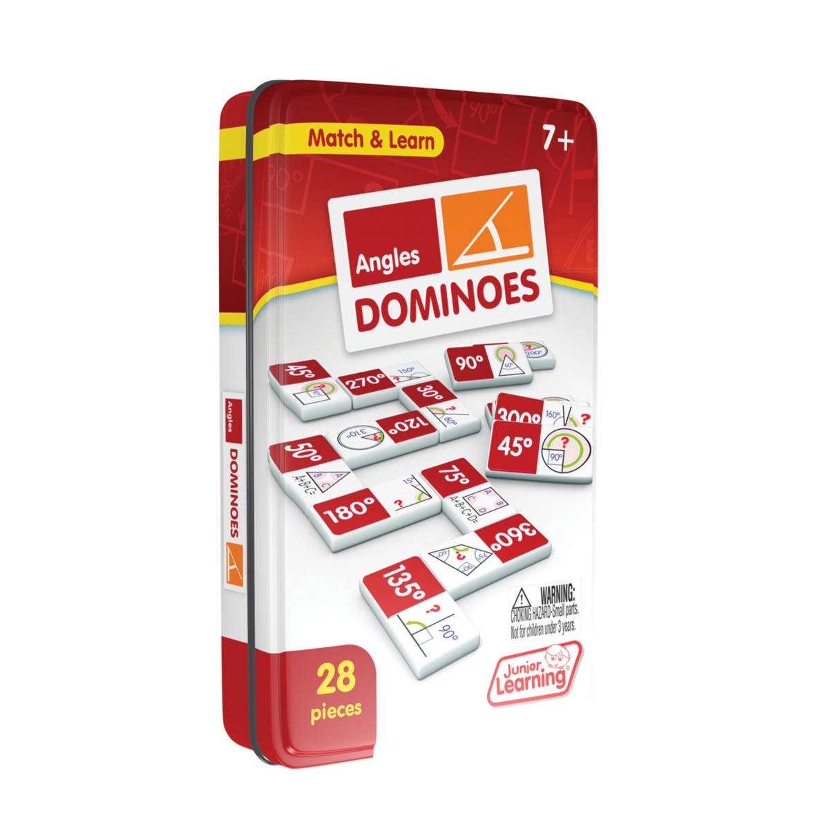 Junior Learning Kids' Angles Dominoes Match And Learn Educational Learning Game In Multi