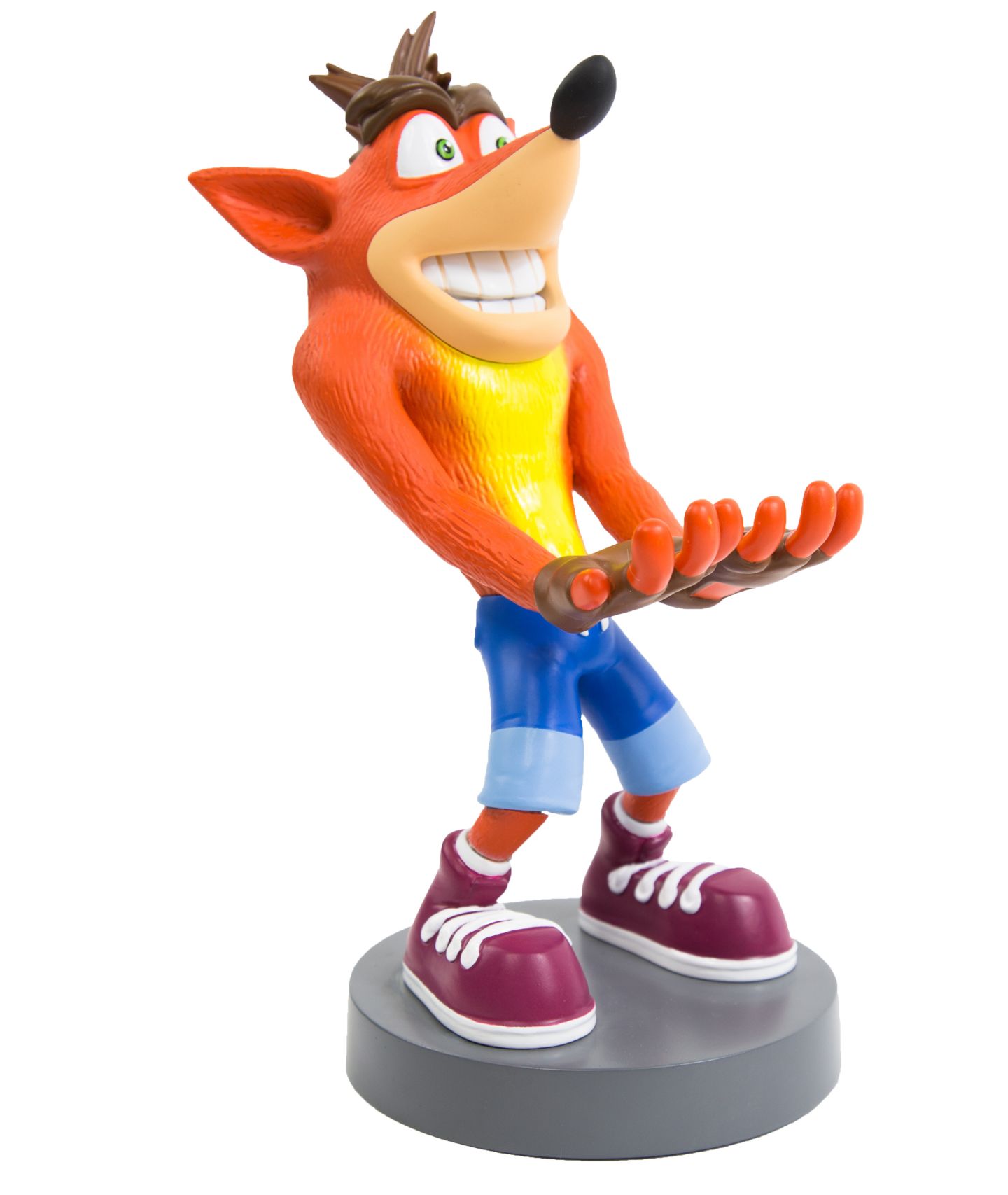 Детские фигурки Exquisite Gaming Cable Guy Controller and Phone Holder Classic Crash Bandicoot 8", цвет: Разноцветный — фото 1
