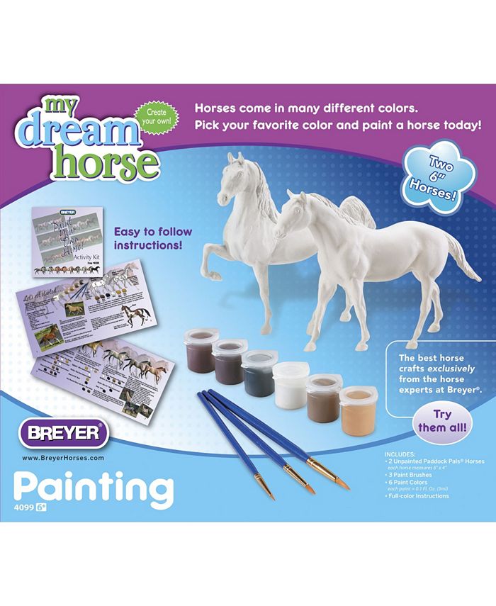 BREYER Paint Your Own Horse Activity Kit, Quarter Horse and Saddlebred