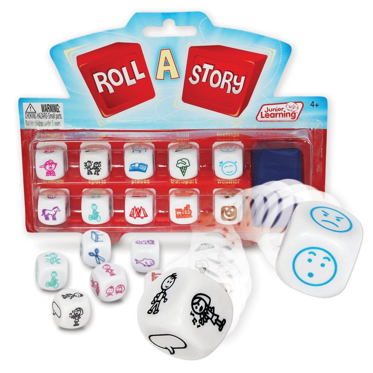 Junior Learning Kids' Roll A Story Game Delelop Story Telling And Oral Language In Multi