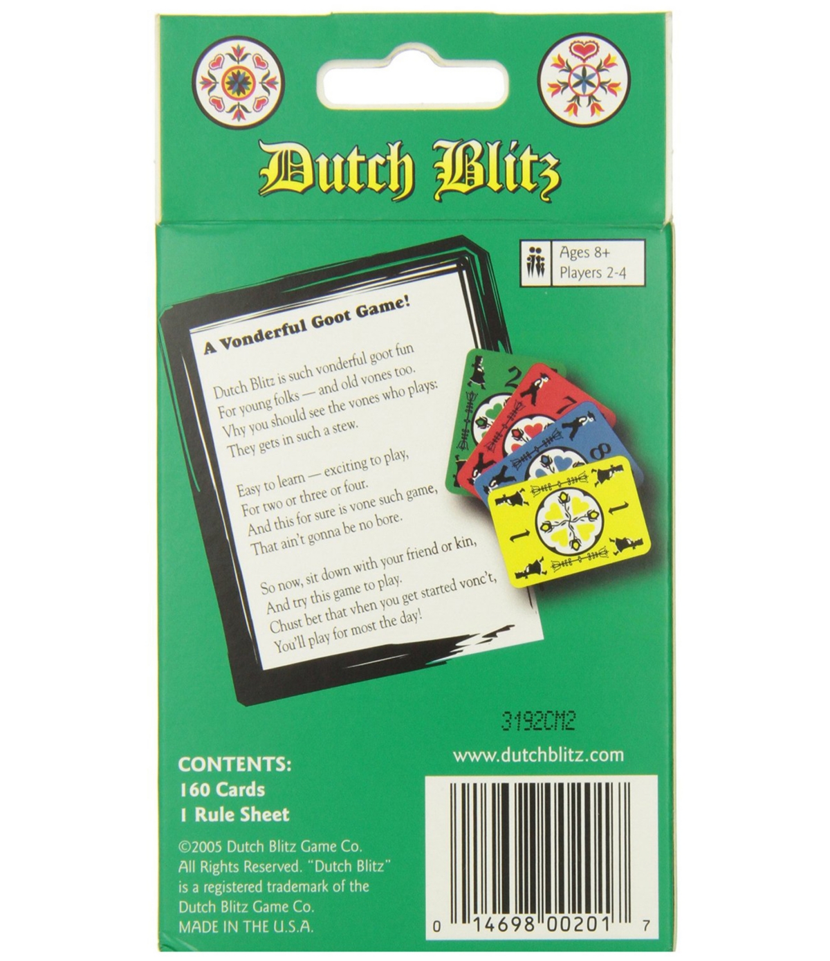 Masterpieces Puzzles Dutch Blitz Original And Blue Expansion Pack Combo Card Game Set In Multi