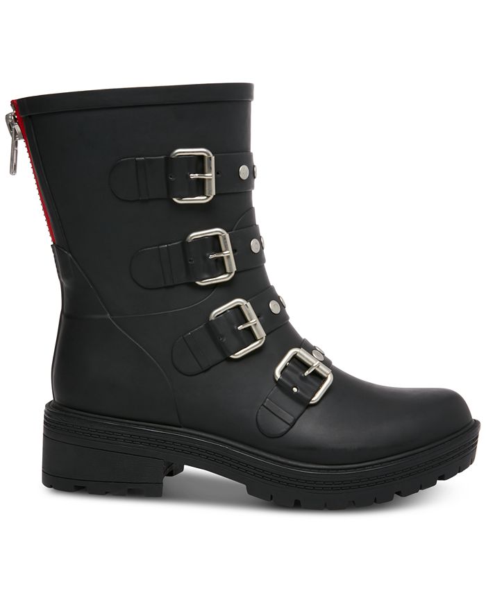 steve madden thunder rubber bootie