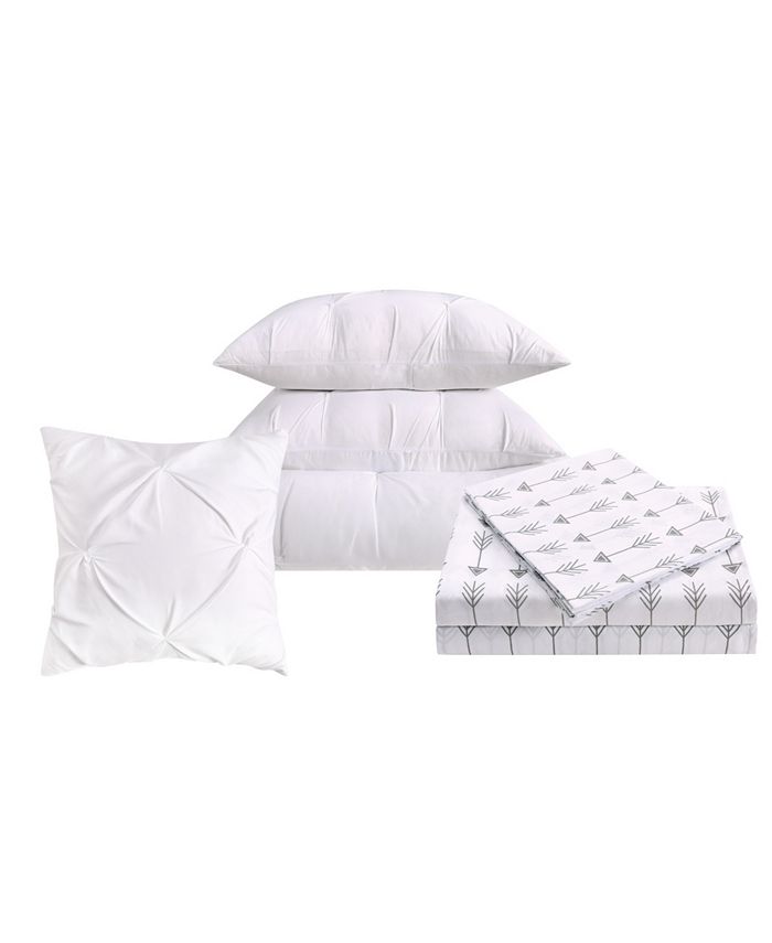 Truly Soft - Arrow Pleated 8 Piece Bed in a Bag Collection