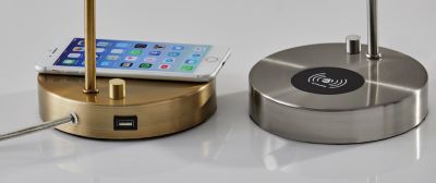 Kaye Wireless Charging LED Desk Lamp