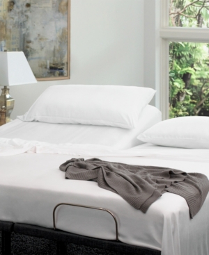 Cariloha Resort Viscose Split King Sheet Set, 400-thread In White