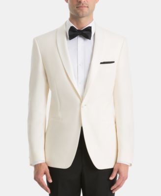 Shop Lauren Ralph Lauren White Dinner Jacket Classic Fit Tuxedo Suit Separates In Off White