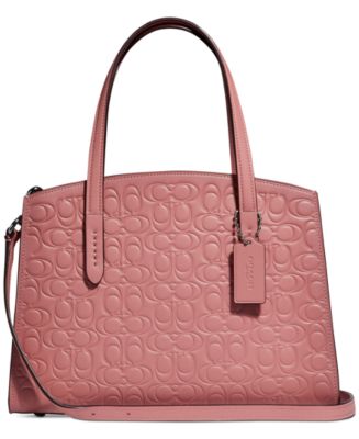 COACH Charlie Carryall 28 in Signature Leather - Macy's