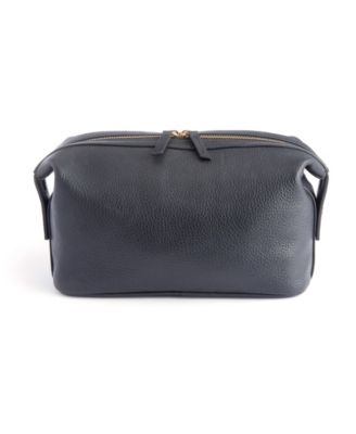 Pebbled Leather Toiletry Bag