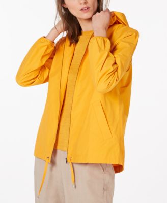 eileen fisher raincoat hooded