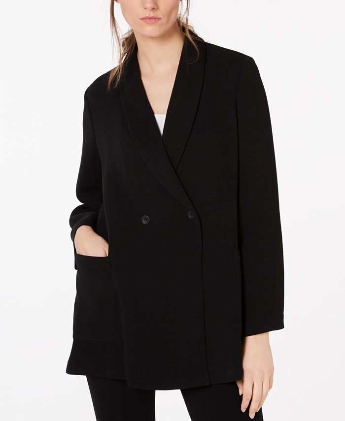 Eileen fisher on sale double breasted blazer