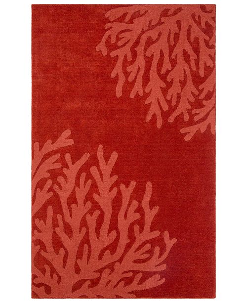 Surya Mystique M 5458 Dark Red 5 X 8 Area Rug Reviews Rugs Macy S