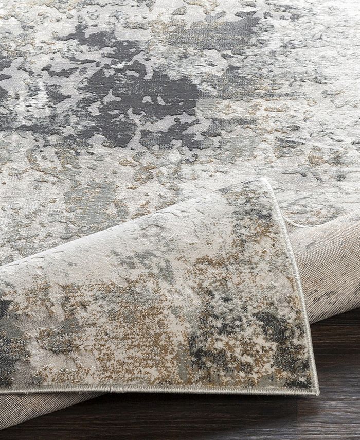 Surya Quatro QUA2306 Charcoal 7'10" x 10'3" Area Rug Macy's