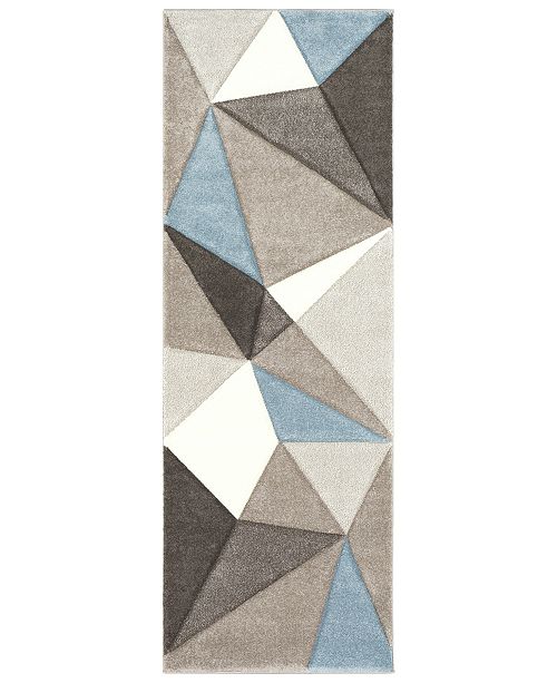Surya Santa Monica Sac 2304 Taupe 2 7 X 7 6 Runner Area Rug Reviews Rugs Macy S