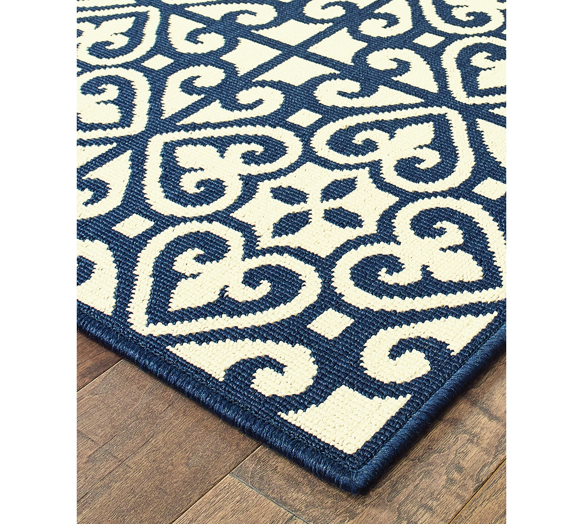 Oriental Weavers Marina 5927BNavy Indoor/Outdoor Area Rug -Navy