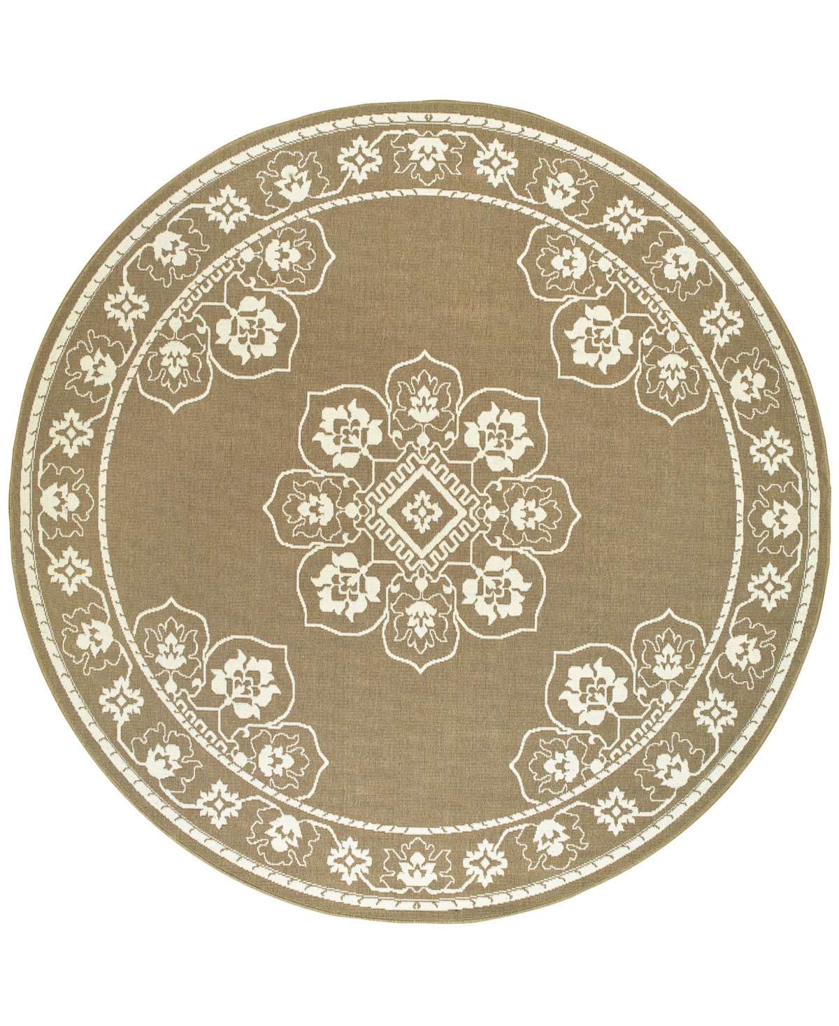 Oriental Weavers Marina 7764 Indoor/Outdoor Area Rug -Ivory
