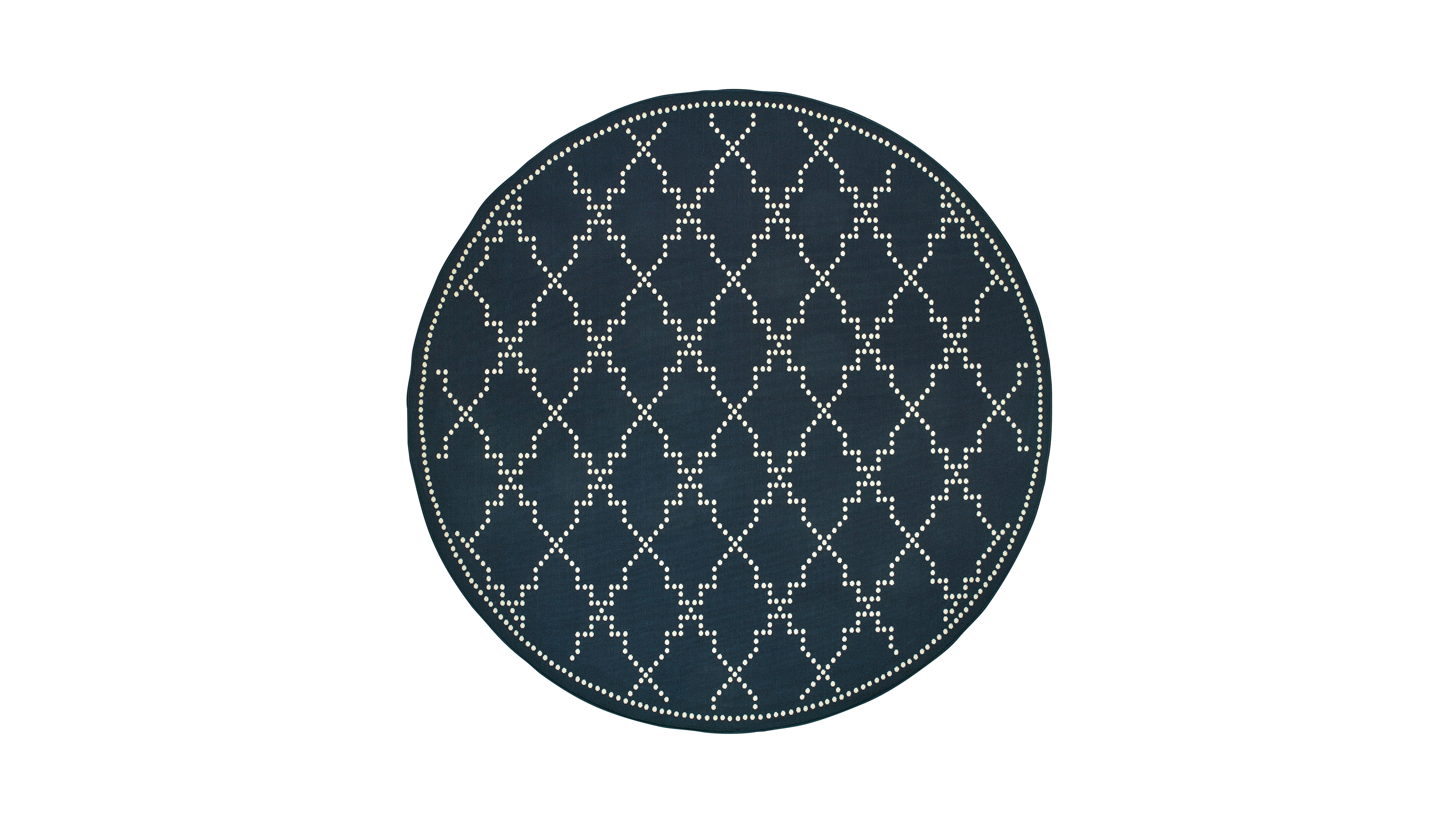 Oriental Weavers Marina 7765 7'10" Indoor/Outdoor Round Area Rug