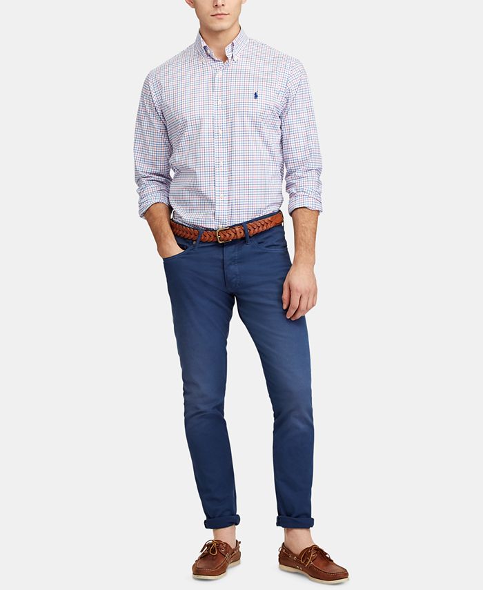 Polo Ralph Lauren Men's Slim Fit Gingham Shirt Macy's