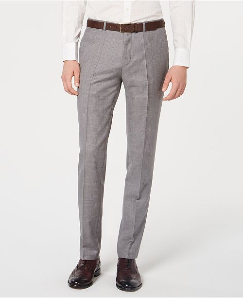 Hugo Men S Slim Fit Wool Pants Reviews Pants Men Macy S