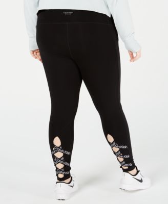 calvin klein leggings criss cross