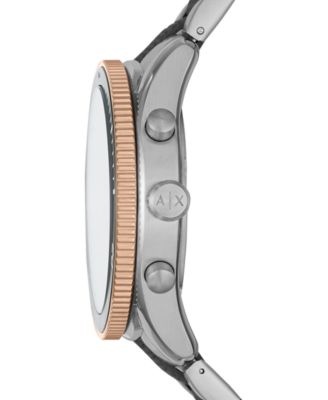 A|X Armani Exchange Men's Chronograph  Two-Tone Stainless Steel Bracelet Watch 46mm