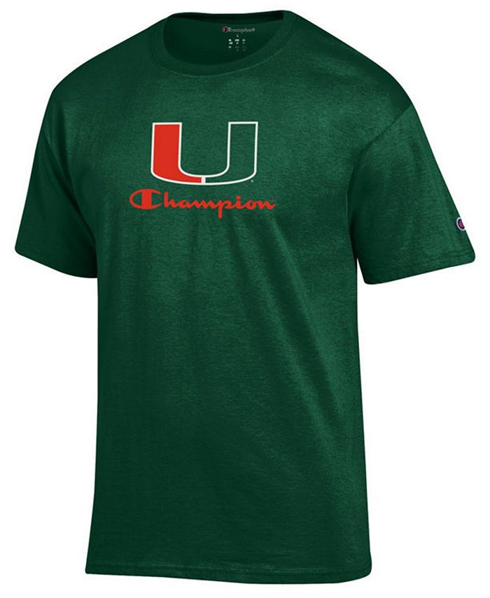 Champion Men's Miami Hurricanes Co-Branded T-Shirt - Macy's