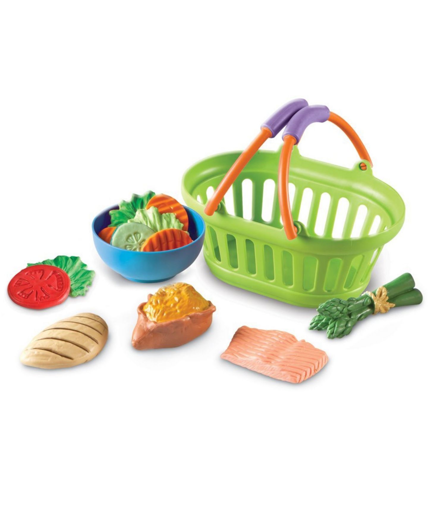 Детский игровой набор Areyougame New Sprouts Healthy Dinner Soft-Edge 14-Piece Playset, Ages 2+ — фото 9