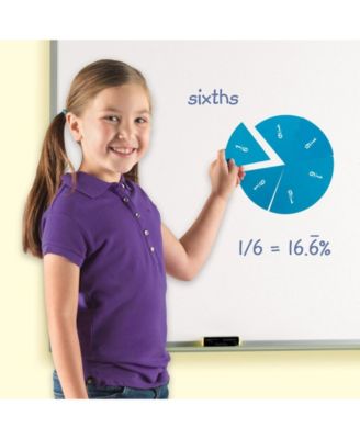Learning Resources Double Sided Magnetic Fraction Circles