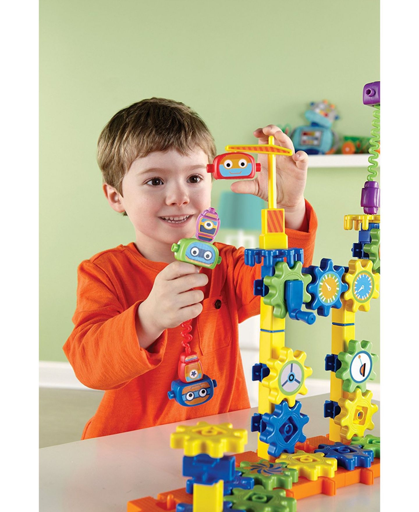 Детский конструктор Areyougame Robot Factory Gears! Gears! Gears! Building Set, Ages 4+ — фото 17