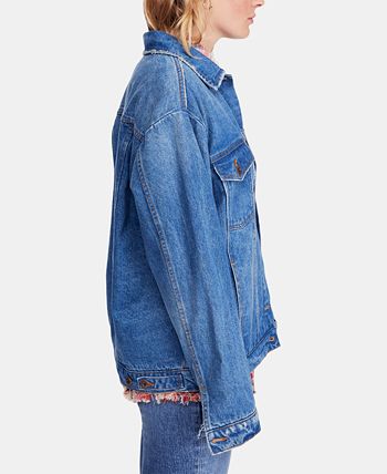 Free people ramona cheap trucker jacket