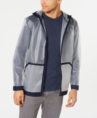 Alfani - Men's Transparent Bomber Jacket