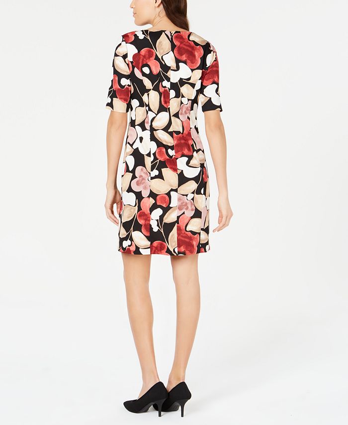 Alfani Petite Floral-Print Sheath Dress, Created for Macy's - Macy's