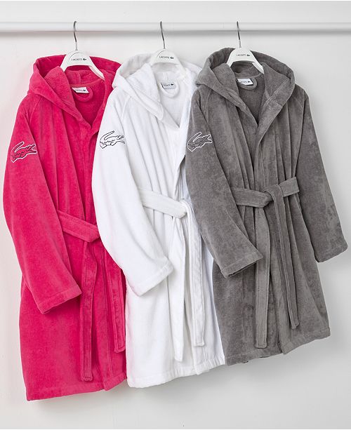 Lacoste Fairplay Cotton Bath Robe & Reviews Macy's