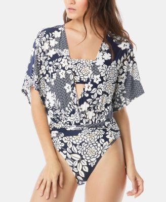 vince camuto kimono sleeve swimsuit