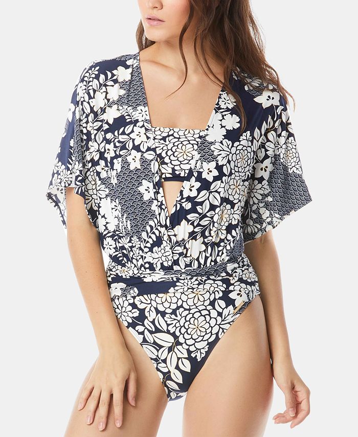 Vince camuto shop kimono sleeve swimsuit