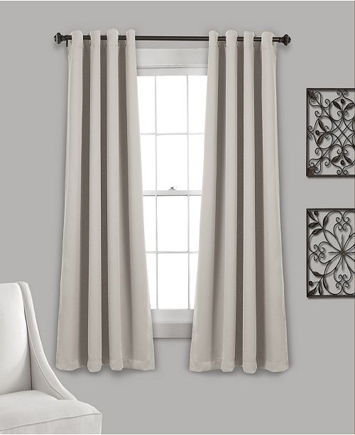 Lush Decor 52 X 63 Blackout Curtain Set Reviews Window