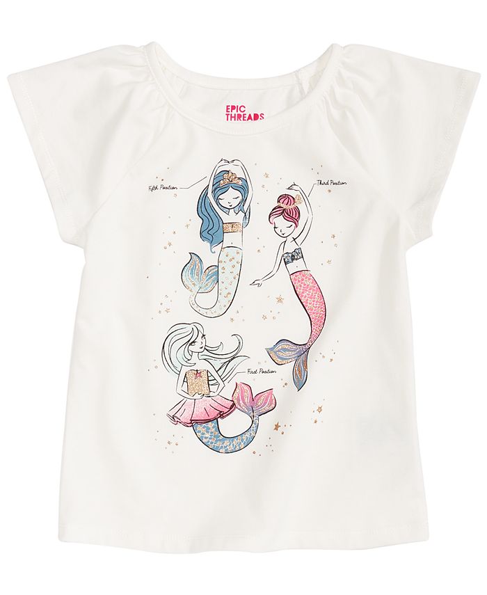 Epic Threads Mermaid T-Shirt, Toddler Girls, Created for Macy's