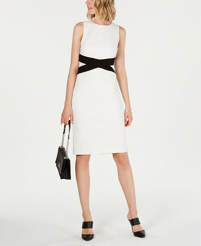 Vince Camuto Colorblocked Sheath Dress Macy s