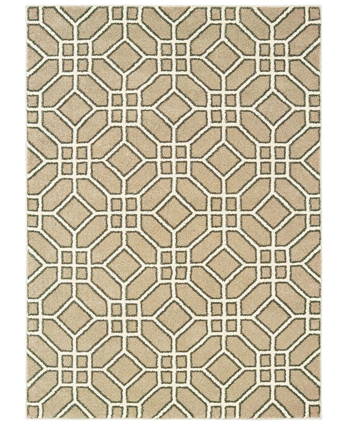 Oriental Weavers - Carson 9669D Sand/Ivory 2' x 3' Area Rug